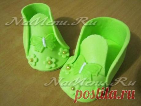 Детские кеды из мастики