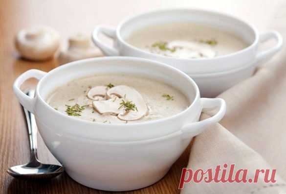 Грибной суп-пюре. Рецепты самых вкусных постных блюд (часть 10) | интересное рядом | Яндекс Дзен
