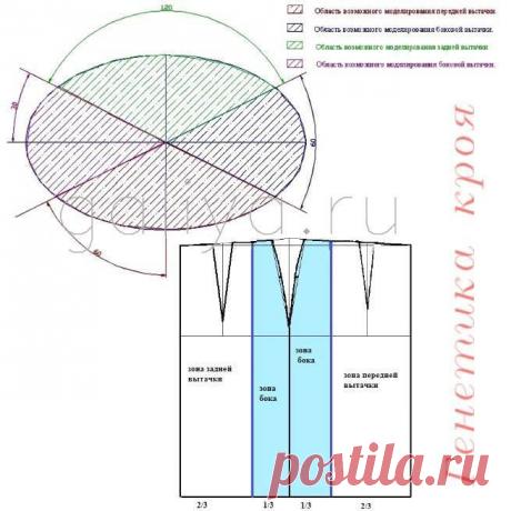 ЗАКОН ПЕРЕМЕЩЕНИЯ ВЫТАЧЕК (Шитье и крой) | Журнал Вдохновение Рукодельницы