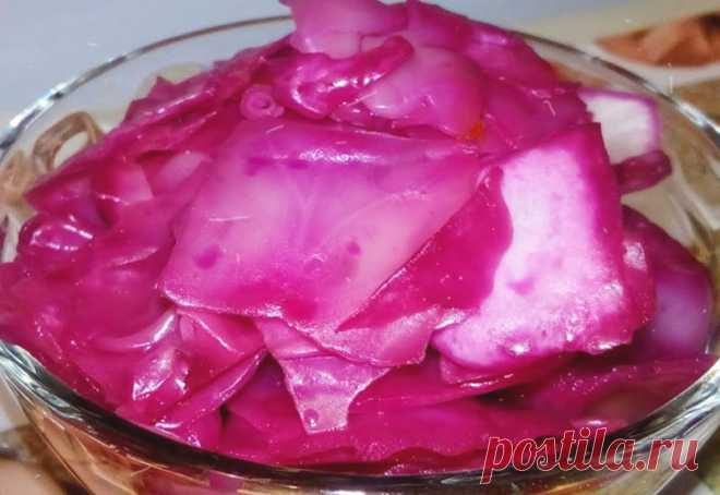 Капуста маринованная хрустящая быстрого приготовления