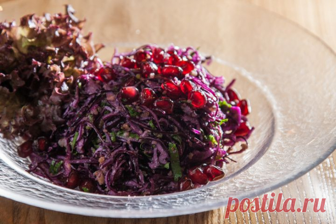 Грузинский салат из красной капусты - рецепт - как приготовить - ингредиенты, состав, время приготовления - Леди Mail.Ru