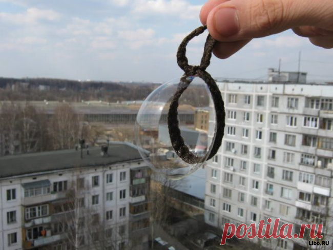 Мастер-класс по мыльным пузырям.
