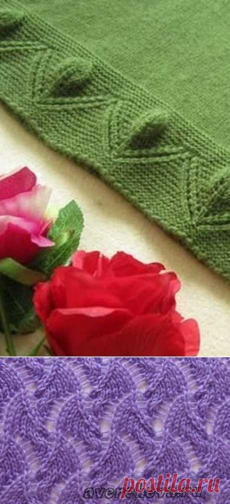 Узоры для вязания спицами. Подборка 61