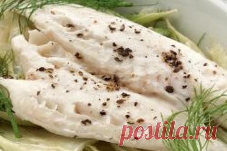 Пикша на пару