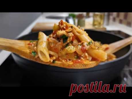 Нереально ВКУСНЫЕ МАКАРОНЫ! Не могу отказаться, ем даже на ночь. Самый ПРОСТОЙ РЕЦЕПТ из макарон!