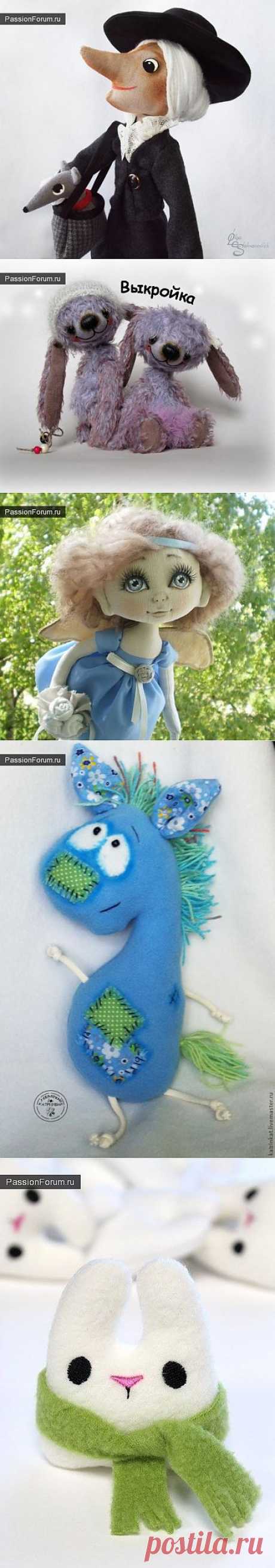ДЕТСКИЕ ИГРУШЕЧКИ. ЧАСТЬ 19 / Тильда. Мастер классы, выкройки. / PassionForum - мастер-классы по рукоделию