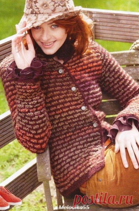 Спицы.Жакет.