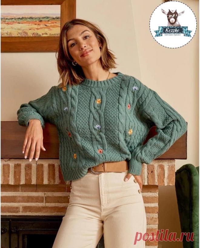 Мозговой штурм: выбираем, что связать на зиму. Очень большая подборка брендовых свитеров со схемами | Вязание спицами LenkomKnit | Дзен