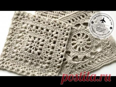 TULIPS FROM HOLLAND AFGHAN SQUARE #3 - FREE CROCHET PATTERN