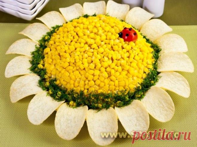 Салат «Подсолнух»