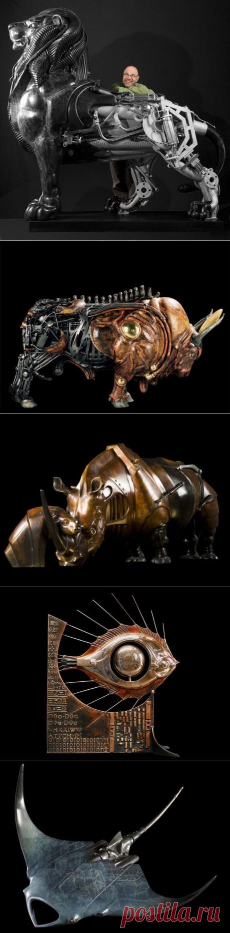 Скульптуры из необычного материала / Я - суперпупер