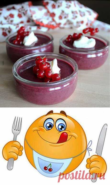 Ягодный крем с йогуртом | Вкусные Рецепты