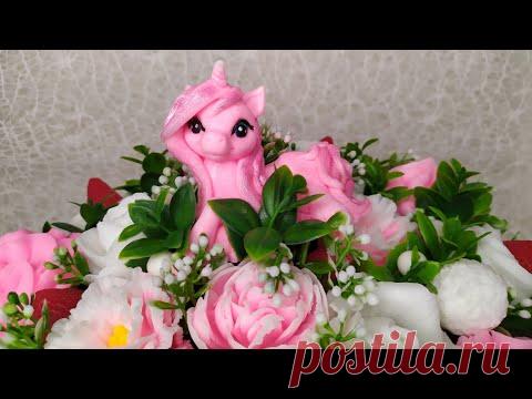 ♥ Букет на заказ ♥ Цветы и сладости из мыла♥