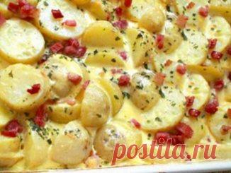 Kartoffeln alla carbonara, Ein schnelles Gericht - Giorvy