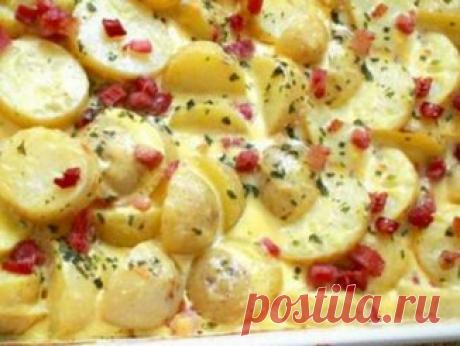 Kartoffeln alla carbonara, Ein schnelles Gericht - Giorvy