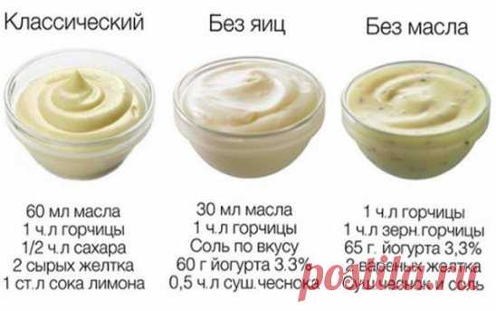 3 РЕЦЕПТА ПОЛЕЗНОГО ДОМАШНЕГО МАЙОНЕЗА