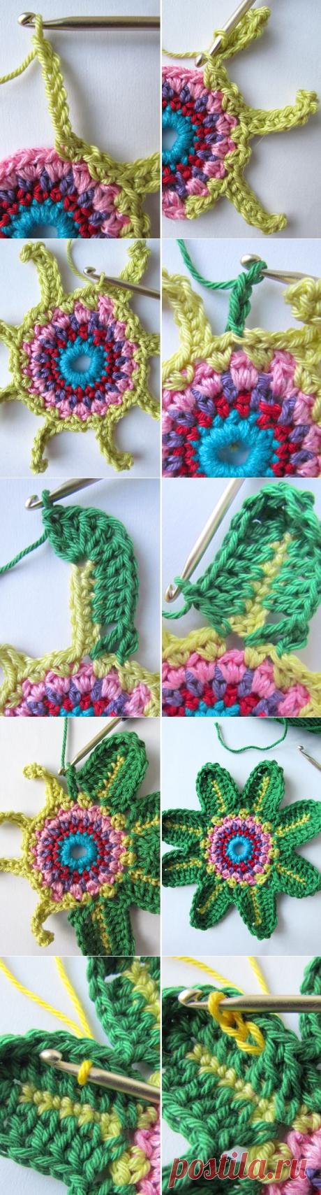 Handwerkjuffie.nl: Tutorial: BLOEM haken