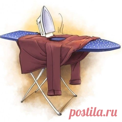 Как погладить вещи без утюга?