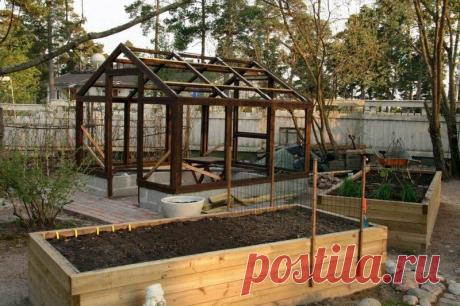 Как построить теплицу с подогревом грунта нагревательным кабелем =)