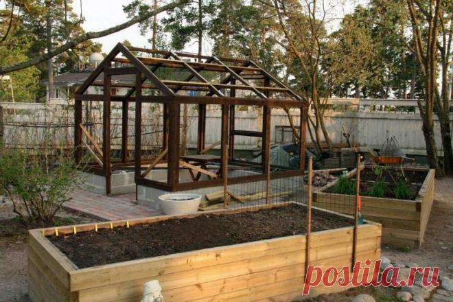 Как построить теплицу с подогревом грунта нагревательным кабелем =)