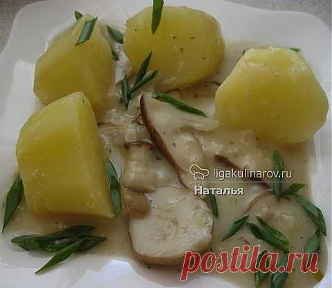 Картофель под грибным соусом | Ваши любимые рецепты