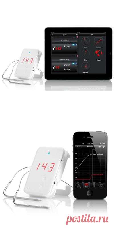 iGrill: термометр для гриля/готовки, подключаемый к iPad/iPhone/iPod - $79.95 на Apple Store (U.S.)