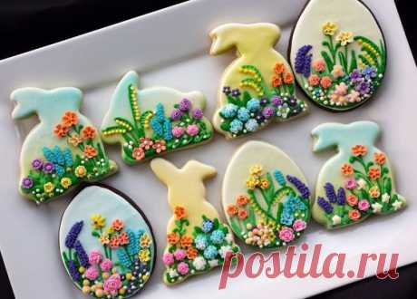 Пасхальные расписные пряники