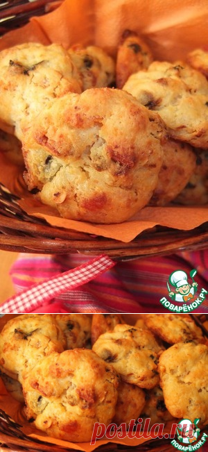 Творожное печенье "Яркое" - кулинарный рецепт