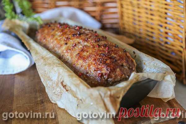 Мясной рулет с лисичками / Готовим.РУ