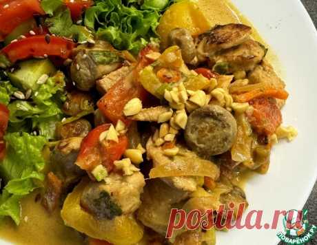Курица с овощами в соусе Том Кха – кулинарный рецепт