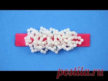 Passo a passo: Chuva de pérolas para decorar laços