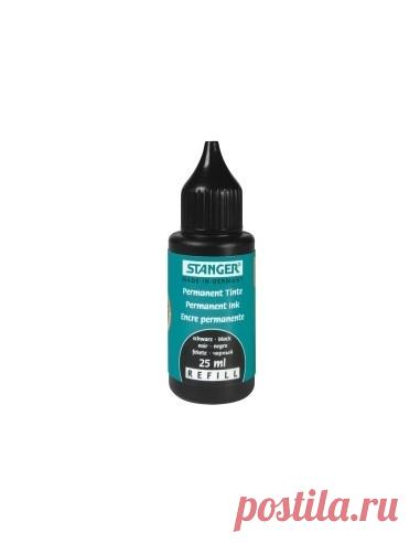 STANGER Чернила (краска заправка) для перманентного маркера 25мл черные
