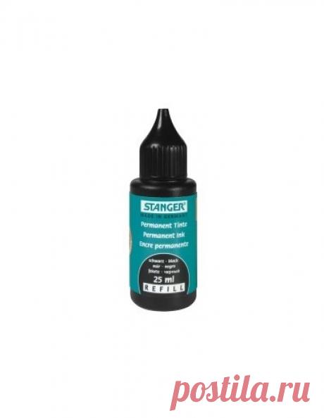 STANGER Чернила (краска заправка) для перманентного маркера 25мл черные