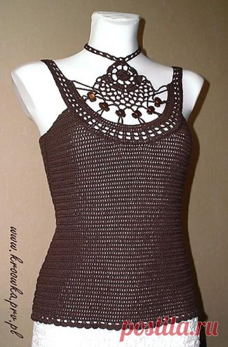 Интересный топ крючком