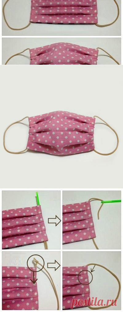 Prácticas Ideas para el Hogar...: Cómo hacer un Practico tapabocas de tela (Medidas y Tallas) ♡