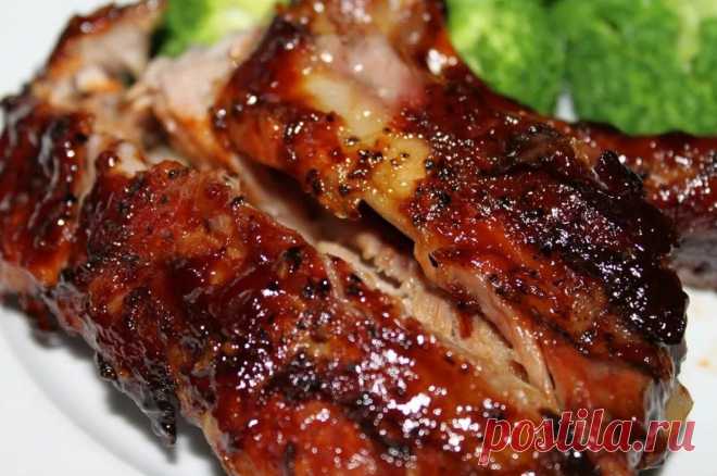 Новый рецепт ребрышек | Простые рецепты. Пульс Mail.ru Весь секрет приготовления в маринаде
