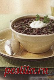 Рецепт: Фасолевый суп, приготовленный в медленноварке на RussianFood.com