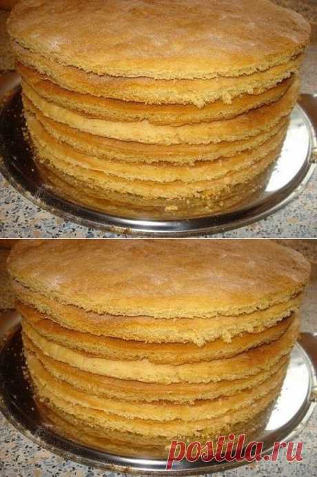 Коржи за полчаса