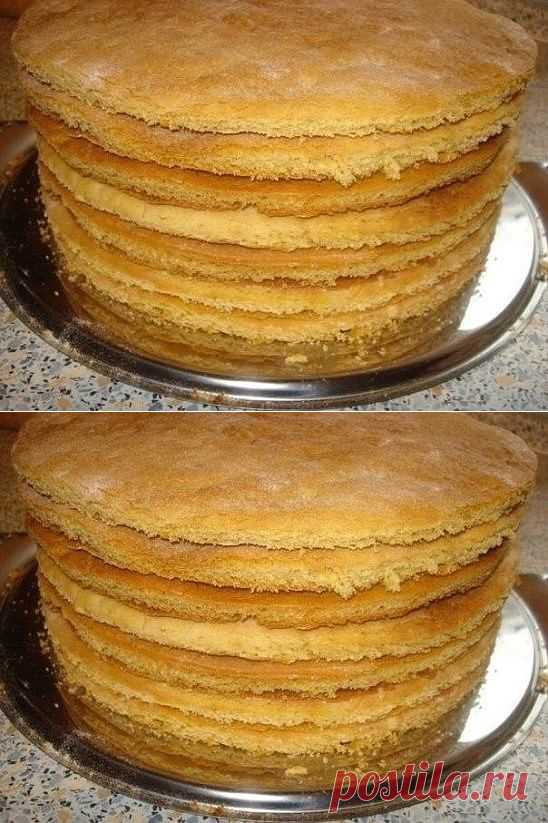 Коржи за полчаса