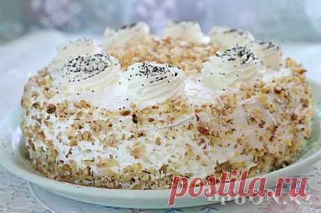 Маковый торт в мультиварке