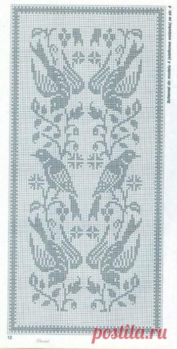 Филейное кружево крючком