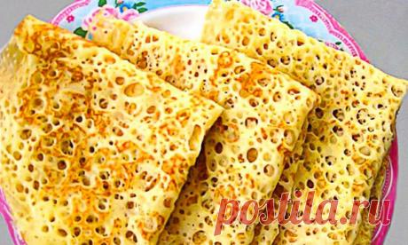 Секретный рецепт кружевных блинчиков: ↪ Получатся у каждого!