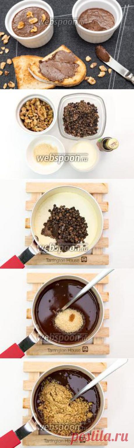 Шоколадная паста с орехами
