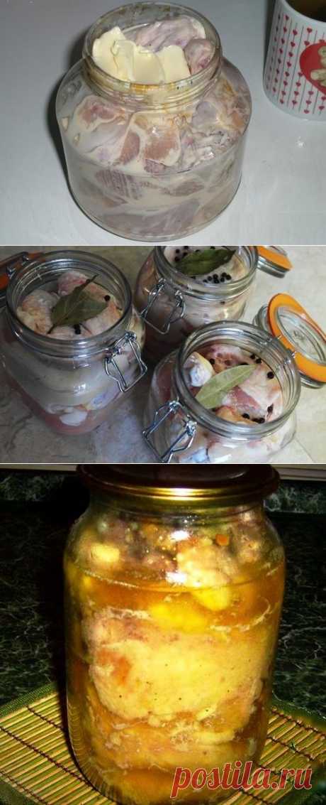 Рецепты курицы в банке