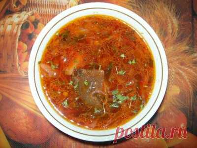 Борщ с сушеными баклажанами : Вегетарианская и постная кухня