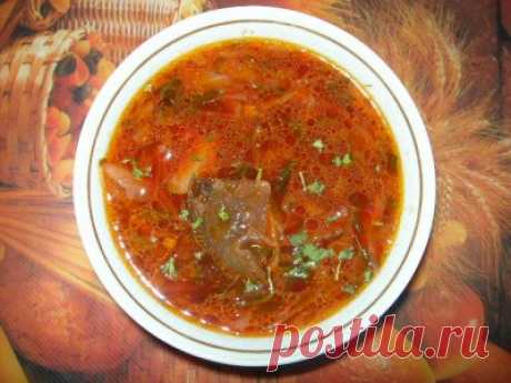 Борщ с сушеными баклажанами : Вегетарианская и постная кухня