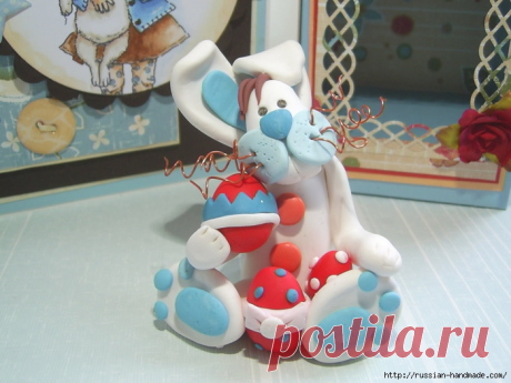 Как слепить кролика из полимерной глины. Фото мастер-класс - Nebka.Ru