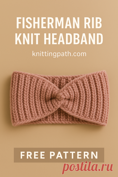 Fisherman Rib Knit Headband