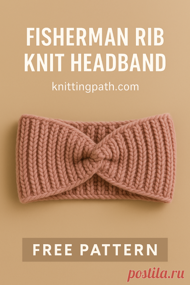Fisherman Rib Knit Headband