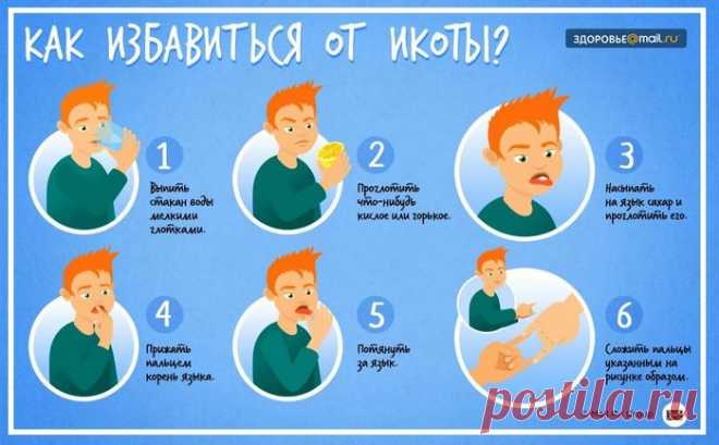 Как избавится от икоты?